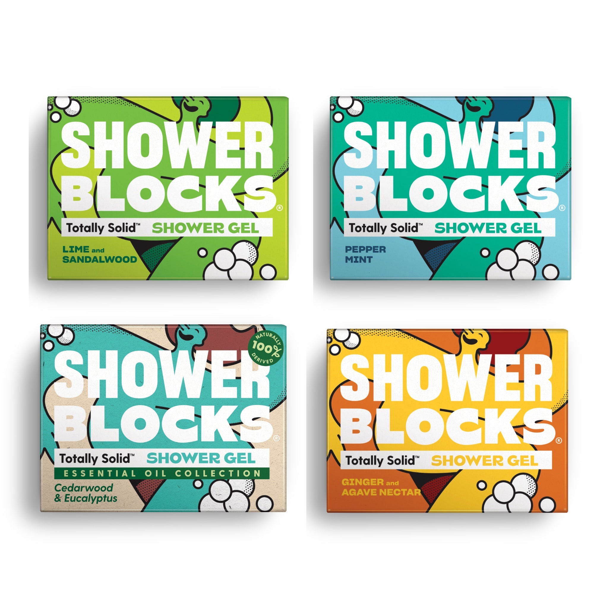 Solid Shower Gel - Mixed 4 Pack M